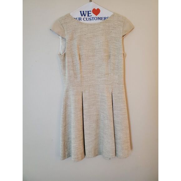 Trussardi Jeans Cotton Blend and Leather Tweed Dress and Jacket, Size 42 (M) - Picture 3 of 12